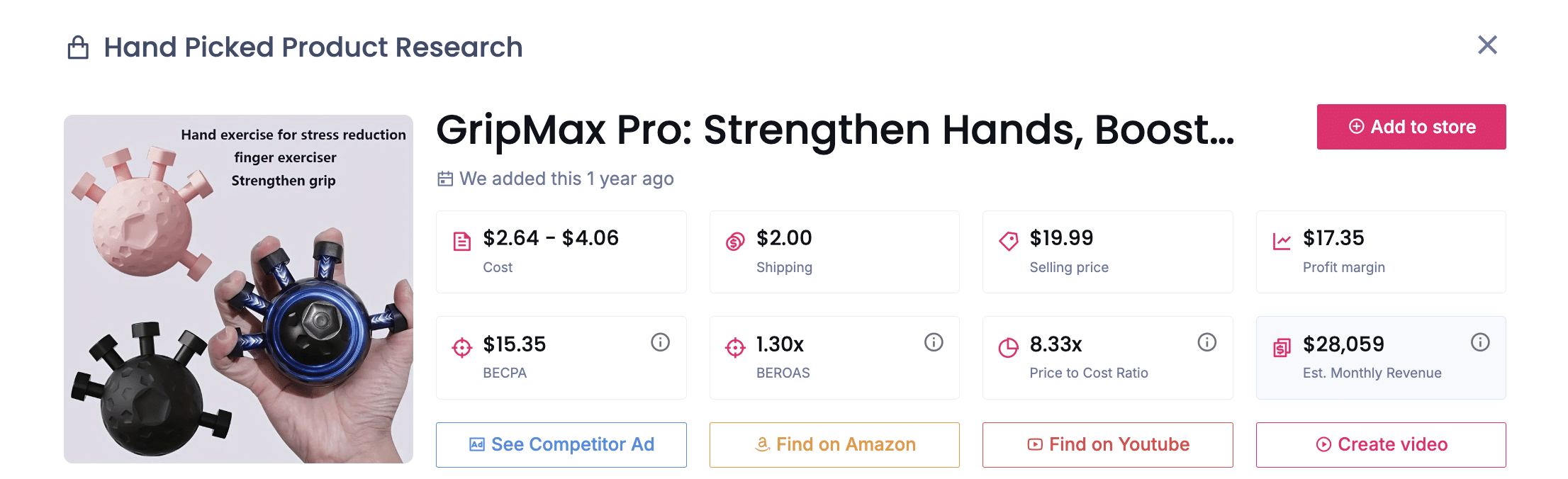 Rip Max Stroke Hand Gripper – Tiny Product, Massive ROI